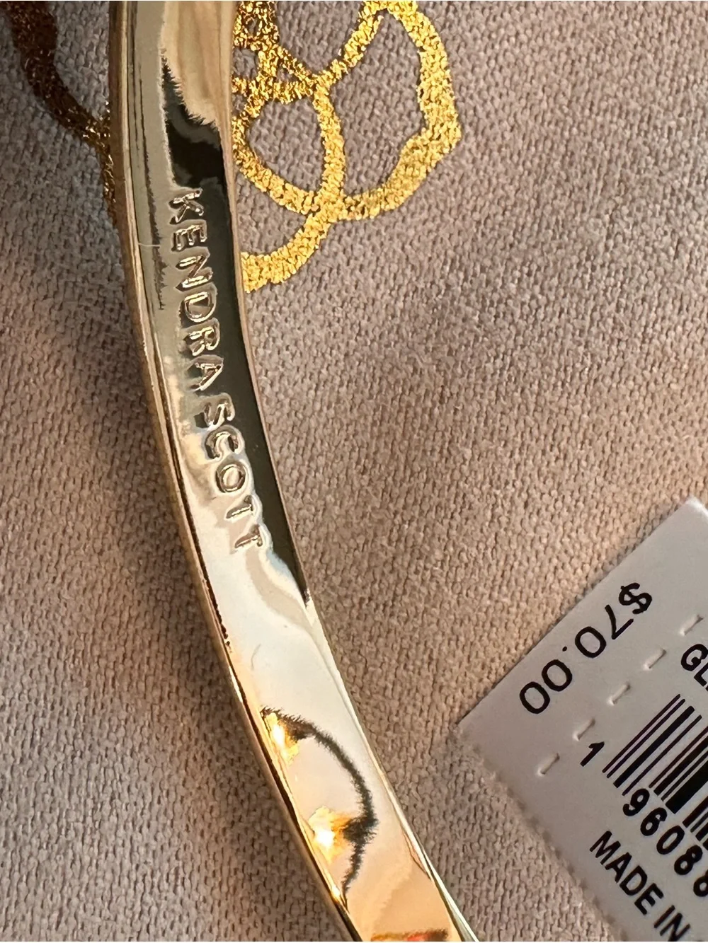 Kendra Scott gold tone